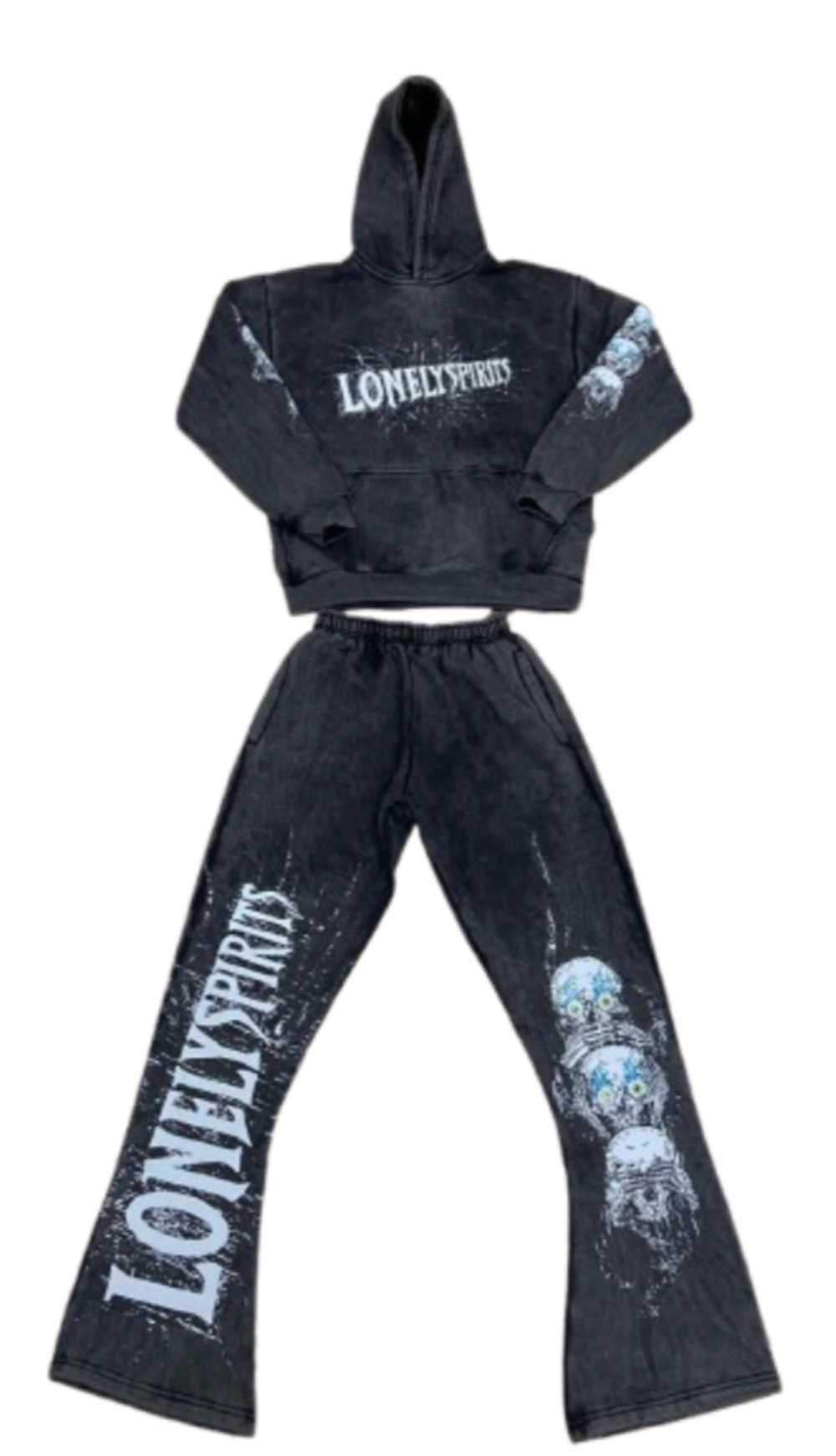 OG GREY LONELYSPIRITS TRACKSUIT
