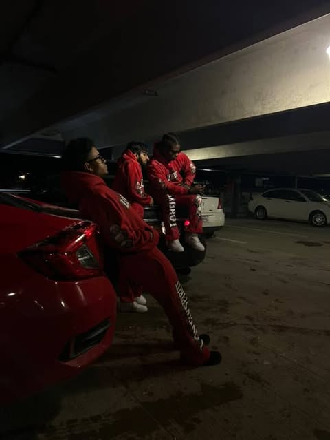 Red Sun Faded LonelySpirits Tracksuit