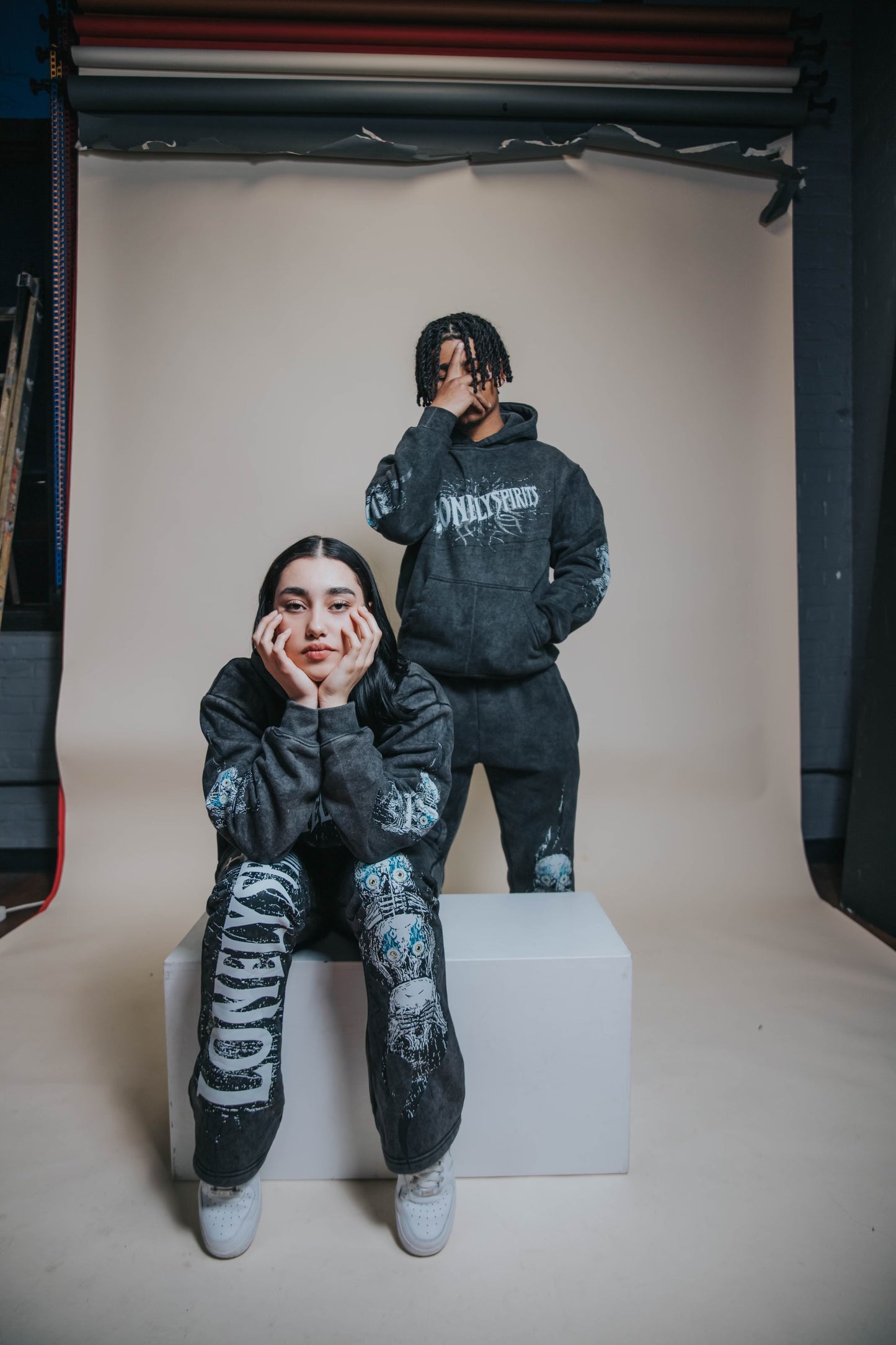 OG GREY LONELYSPIRITS TRACKSUIT