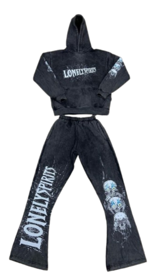 OG GREY LONELYSPIRITS TRACKSUIT